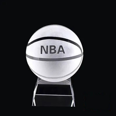 Crystal Basketball Football Sun Galaxy Home Crafts - Bellarte Enchanté Crystal Basketball Football Sun Galaxy Home Crafts